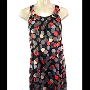 BCBGmaxazria DRESS polka dot, silky sexy, sm